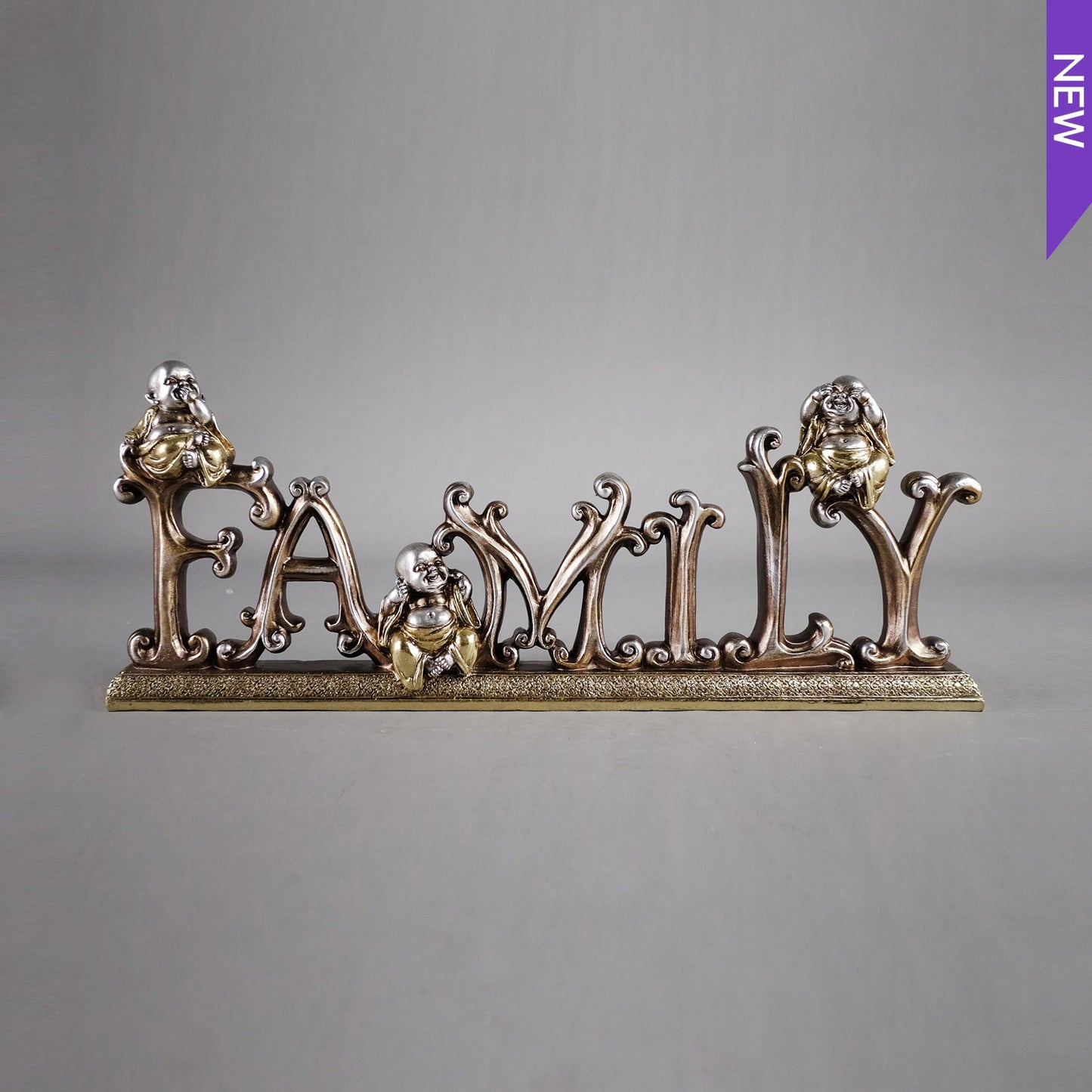 "FAMILY" +3 WISE MONKS 9x1x5