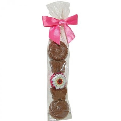 Milk Chocolate Spring Flowers - 7 Pc