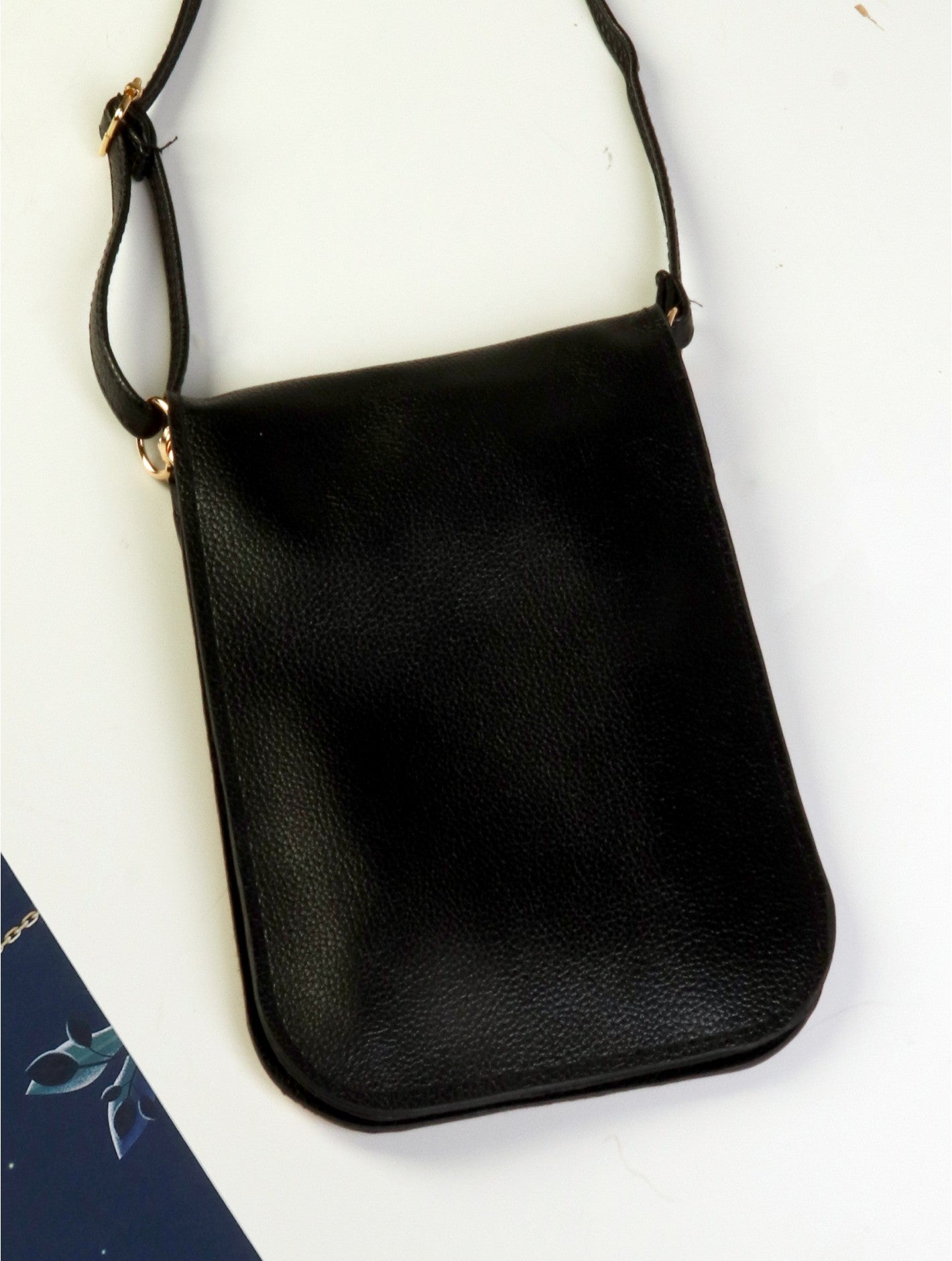Multi-Hand-made Beaded Faux Leather Mini Purse