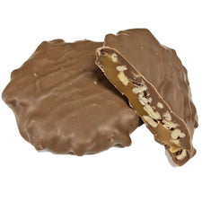 Giant Milk Chocolate Pecan Caramel Patty Cello Wrapped
