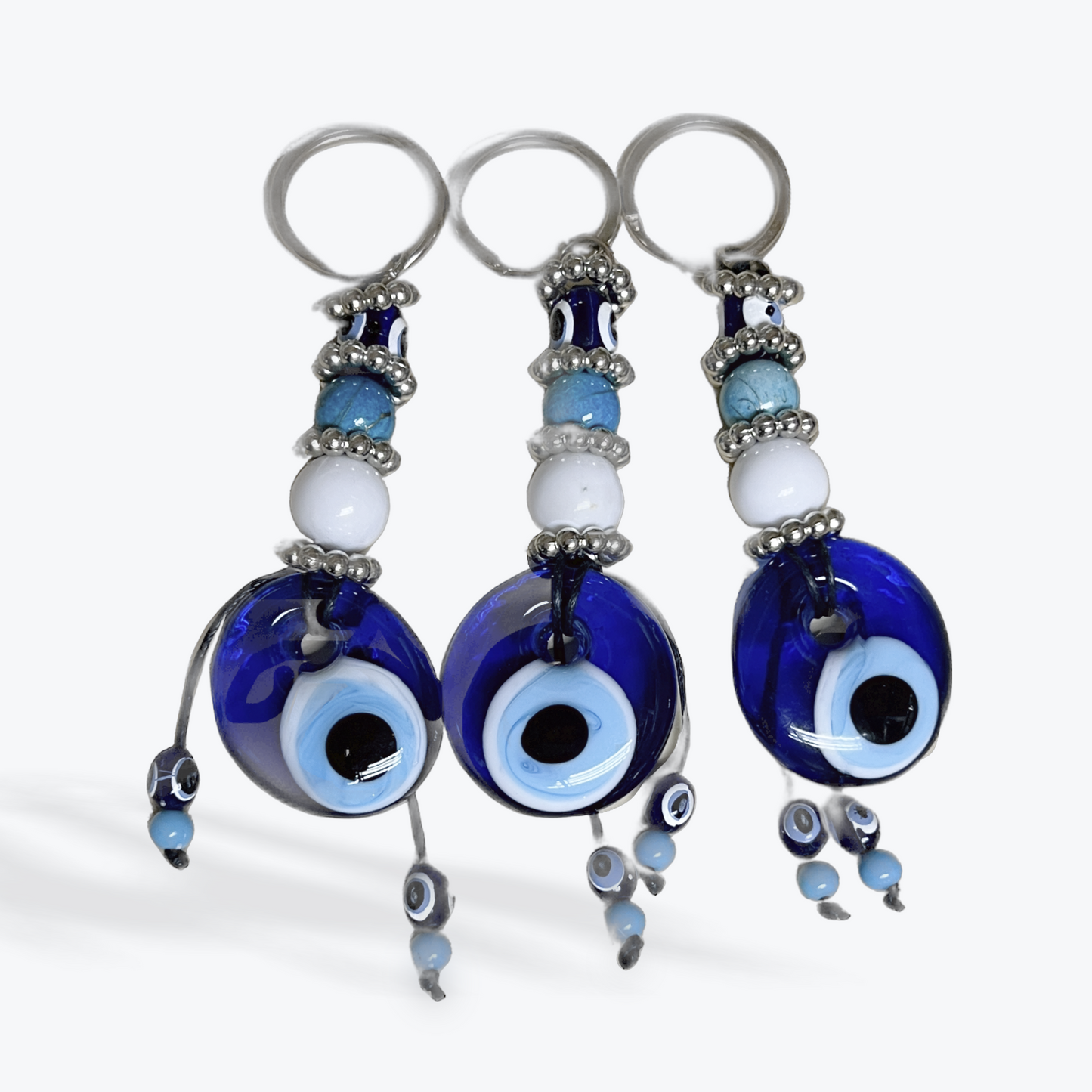 Evil Eye Key Chain Blue