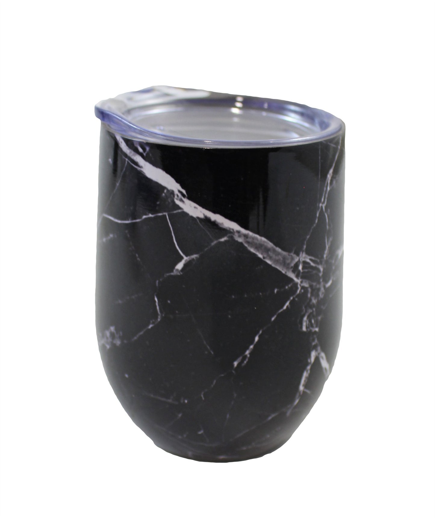 12OZ Marble Tumbler with lid