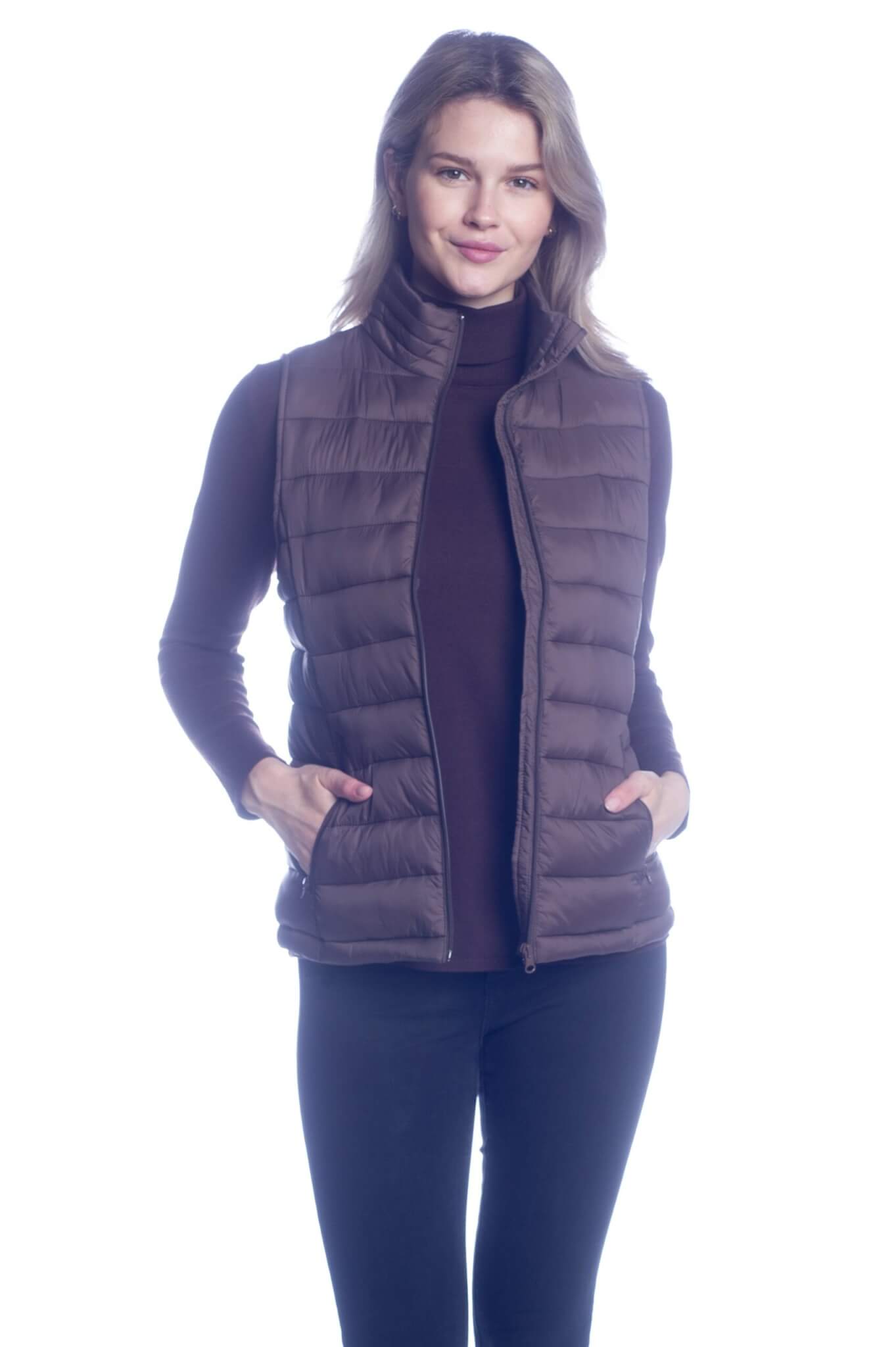 Padded Vest with Zipper Pockets