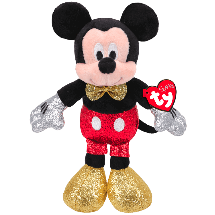 TY Sparkle Mickey Mouse Red